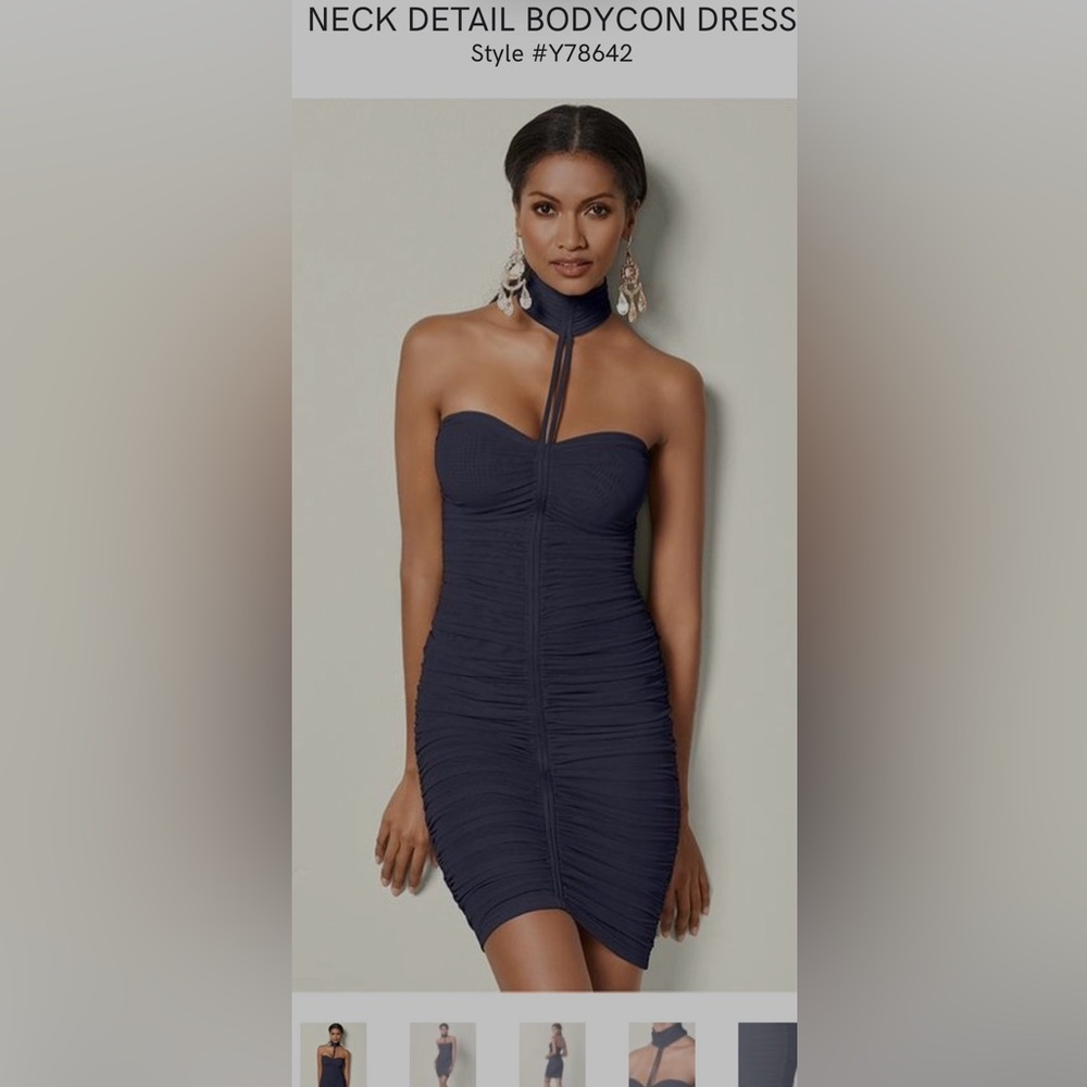 NWOT Elegant Black Strapless Dress